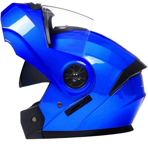 Casco Abatible BLDShineBlue MXBDB-001 Casco Moto Superdeportiva