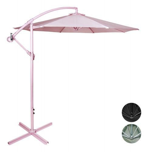 Sombrilla Moderna 2.9 M Jardin Exterior Playa Terraza Rosa Jardimex