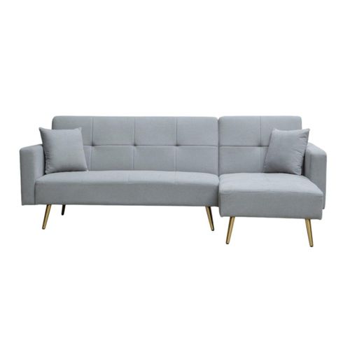 Ilios Innova | Sofa Cama 4 Plazas en L con antebrazos Gris