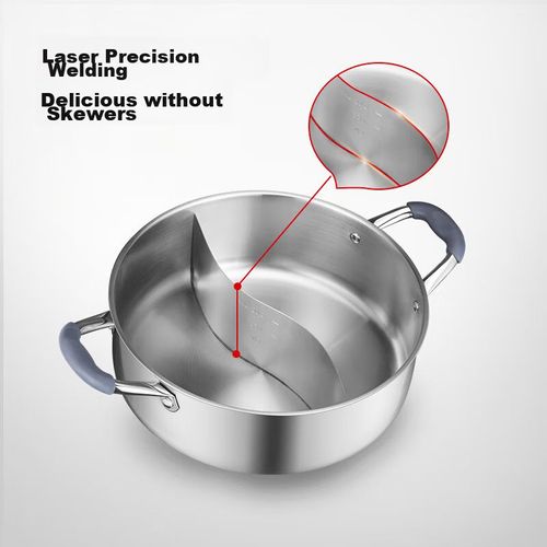 Olla Hot Pot JDJZ Fabricación Acero Inoxidable 304 28CM