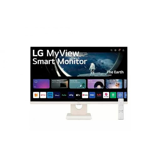 Monitor Lg 27" flat smart tv 14ms 60hz full hd ips blanco