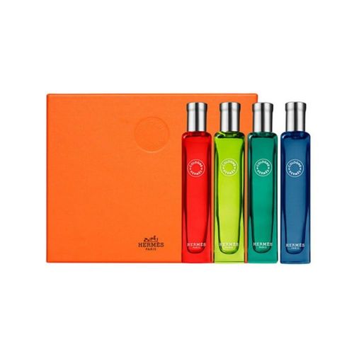 COLLECTION COLOGNES HERMES 4 piezas 15 ml c/u