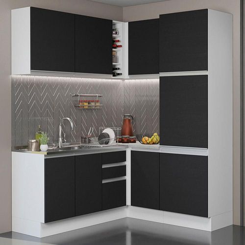 Cocina Integral Completa Modular Madesa Glamy 329cm BN 01