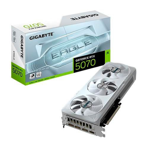 Tvideo Gigabyte rtx 5070 eagle oc ice sff 12gb 192 bit gddr7
