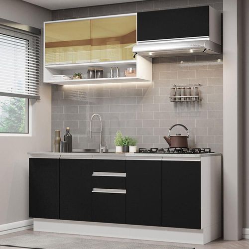 Cocina Integral Completa Modular Madesa Glamy 200cm BN 04