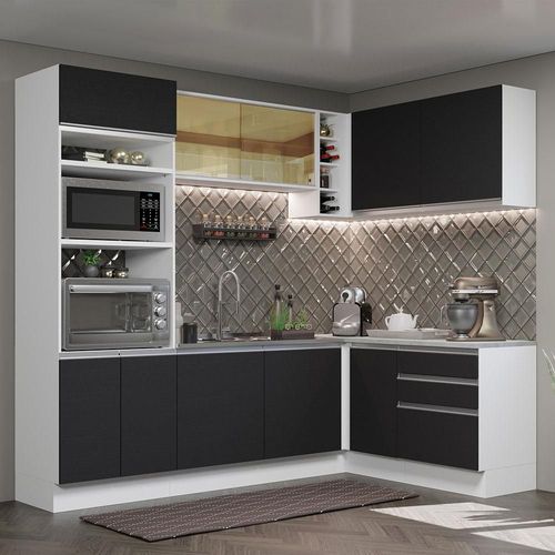 Cocina Integral Completa Modular Madesa Glamy 399cm BN 03