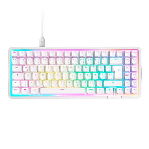 Teclado Nzxt function elite minitkl blanco switch magnetico rgb