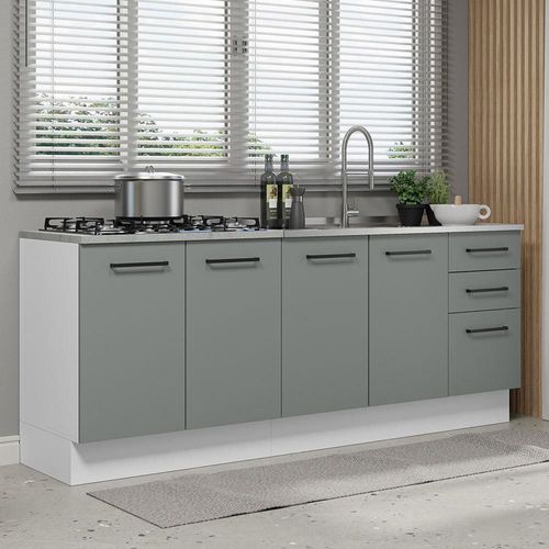 Cocina Integral Completa Modular Madesa Agata Con Pia 200cm BG