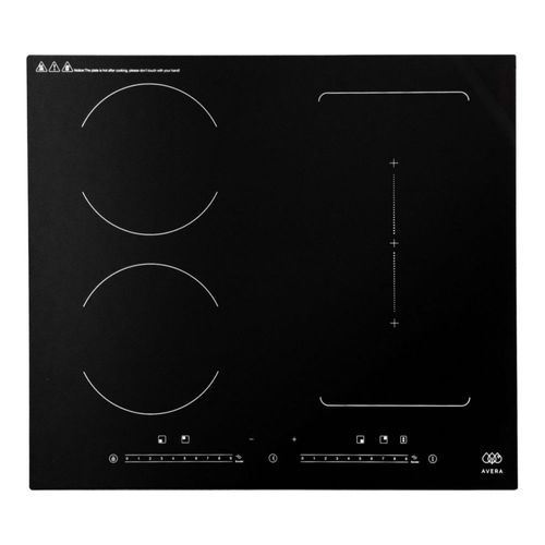 Parrilla Inducción 4 Quemadores 1 Zona Flex Táctil 220v Avera PIVF1