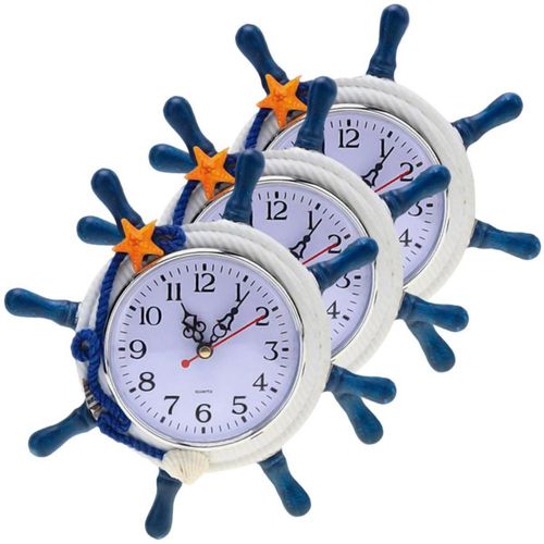 Reloj de Pared Marinos WallTick MXWAL-003 Timon Devorativo Nautica
