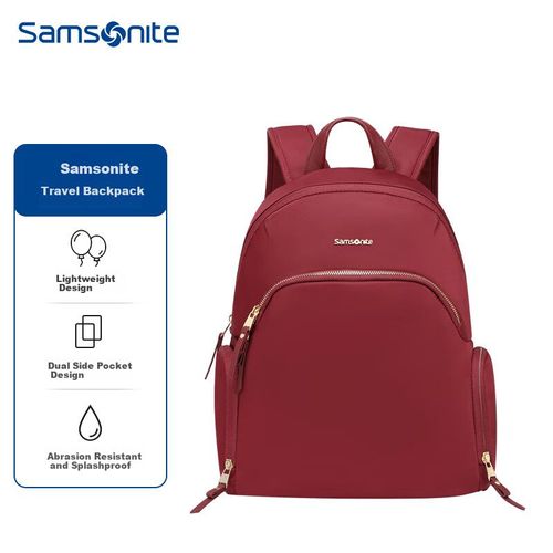 Mochila para laptop Samsonite VELHA de material resistente Negro/Dorado para mujer