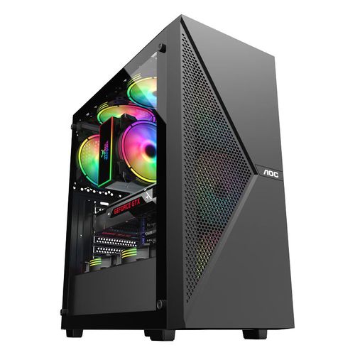 Funda Para Pc Aoc Cg272B Atx Cristal Templado 390X195X447Mm