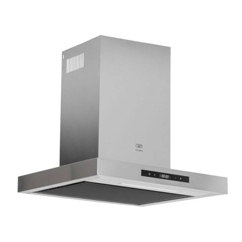 Campana de pared Tipo T 60cm Acero Inoxidable, 3 Velocidades, 1 filtro de malla y 2 filtros de carbón activado, Control por gestos y panel digital