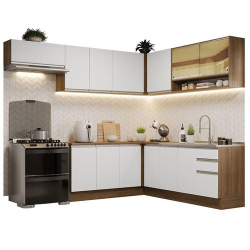 Cocina Esquinera Glamy 469 cm Madesa 01