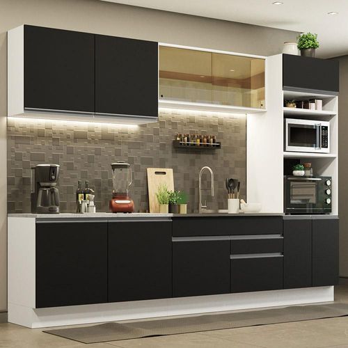 Cocina Modular Glamy 310 cm BN Madesa 01