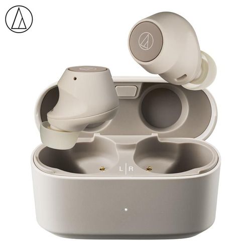 Audífonos Inalámbricos Audio-Technica Ath-Cks30Tw+ Beige A Prueba De Agua