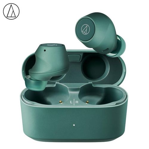 Audífonos Inalámbricos Audio-Technica Ath-Cks30Tw+ Verde A Prueba De Agua