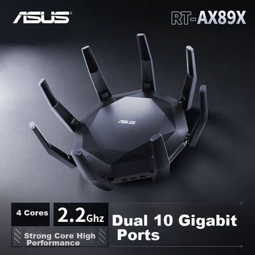 Router Asus Rt-Ax89X Wifi 6 Ax6000 Dual 10G