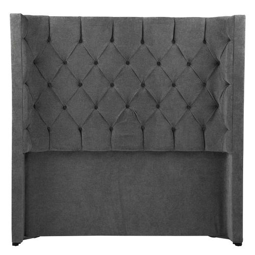 Cabecera Matrimonial Rogga Tartuk Gris Oscuro RGH