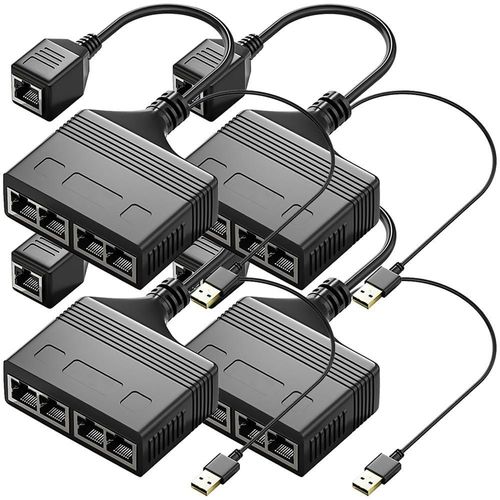 Adaptador RJ45 ProLinkF MXPNF-004 Adaptador LAN 4 Puertos