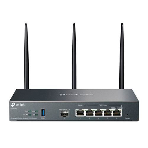 Router Tplink Er706W Gigabit Eth Omada Ax3000 2402Mbits Dual Band 2.4Ghz 3.4Dbi