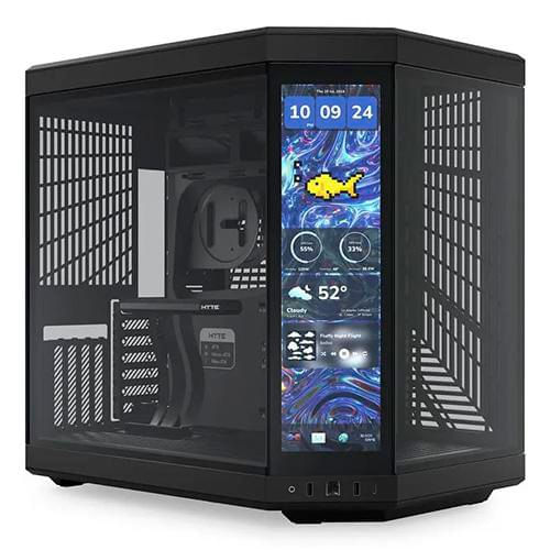 Gabinete Hyte Y70 Touch Infinite Eatx S/Fuente Cristal Negro Cs-Hyte-Y70Tti-Bb