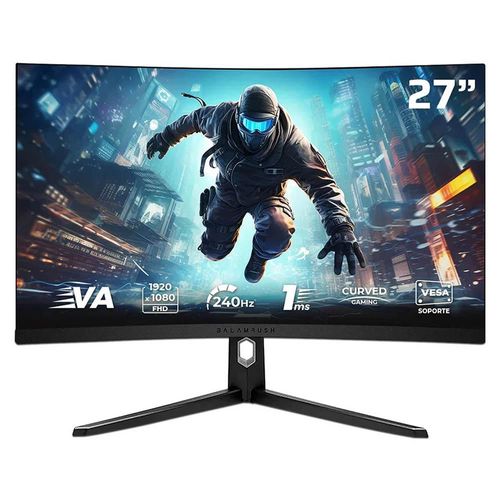 Monitor Gamer Curvo Balam Rush Ultra Earth Plus MGM27C LED 27", Full HD, 240Hz