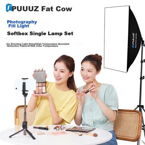 Kit Luz Softbox Puluz Pu5071 Negro