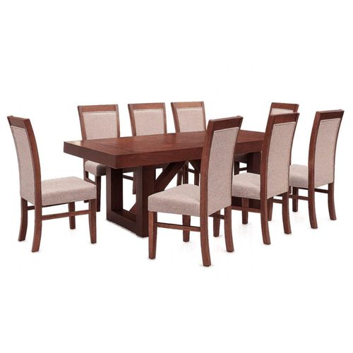 Comedor 8 Sillas Atenas Nogal Kessa Muebles