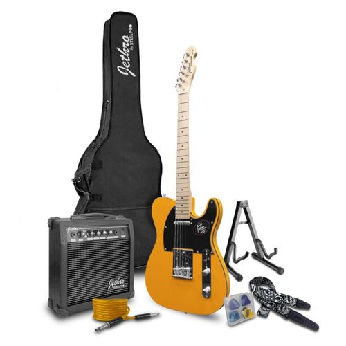 Paquete Guitarra Electrica 027-sk Jethro By STEELPRO