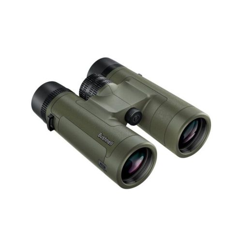 Binoculares Bushnell R3 8x42 mm Roof Bak4 IPX7 Exo Barrier Verde, enfoque manual, resistentes al agua y niebla
