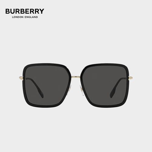 Lentes de Sol BURBERRY 0BE3145D Montura Cuadrada Metal Gris Para Mujer