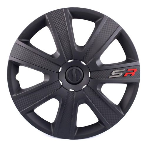 OWC Tapones Polveras Rin 15 SR Juego de 4 Piezas Plástico con Aros de Sujeción