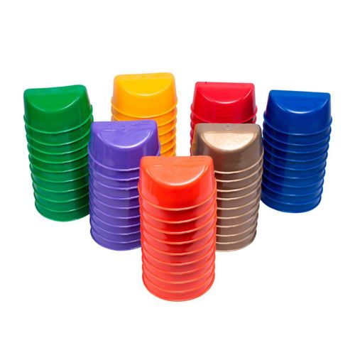 Plásticos AF Bebederos Comederos Media Luna 49 Piezas Multi-Color Aves Gallos