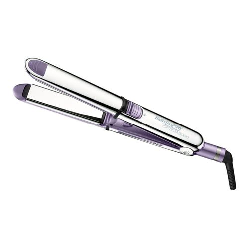 Alaciadora Optima3000 BaByliss PRO, mod.  BNTLV3000TES  Placas de nano titanium, Indicador LED de temperatura, 5 niveles, lavanda