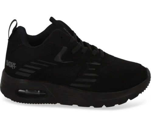 TENIS CASUAL DEPORTIVO NEGRO PARA MUJER