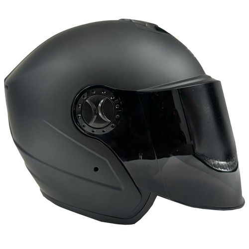 Casco Jet MRC-06NN Negro Extra Grande