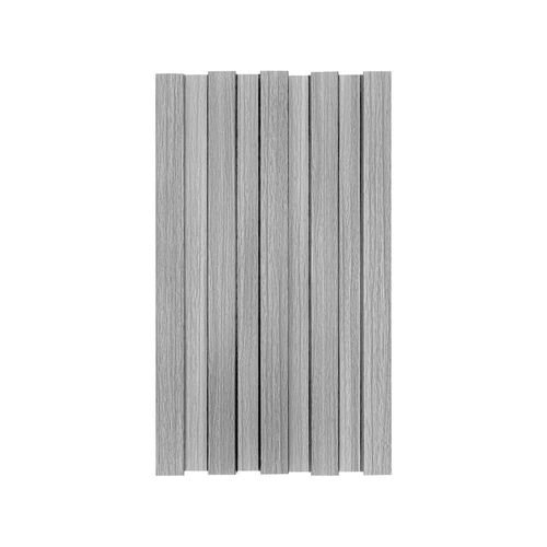 LAMBRIN DECORATIVO PREMIUM 3.4 M² 10 PZAS ESTILO MADERA COLOR GRIS