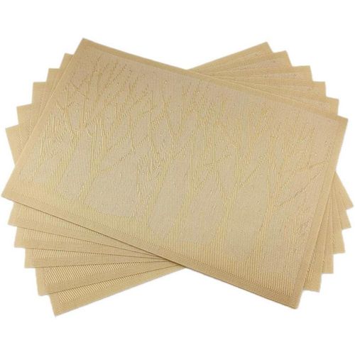 Juego de Manteles Aquila Individuales 6 piezas Arboles Dorado