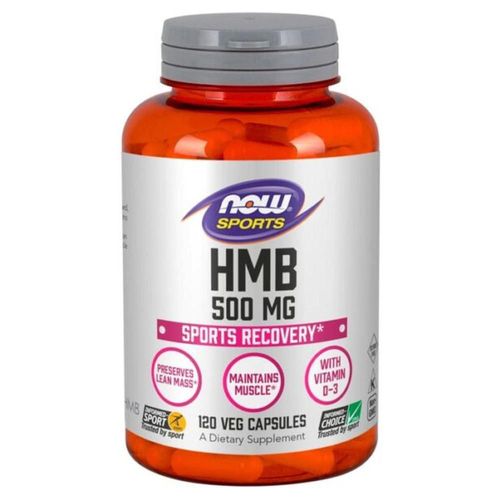 Aminoácidos Now Sports HMB 500 mg 120 cápsulas
