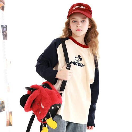 Playera Manga Larga Disney Promweibo042E Negro Para niña