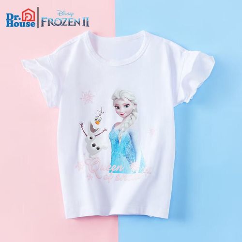 Playera Disney Lx81280 Blanca Para Niña