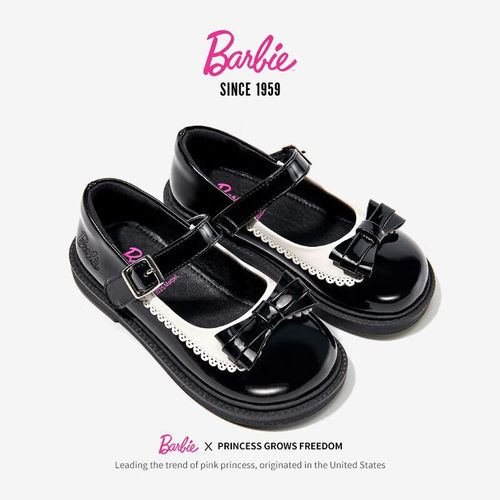 Zapatos Barbie Princesa Negro Para Niña