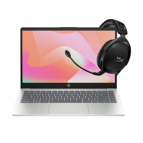 Laptop HP 14-EP0000LA Intel Core i3 8GB RAM 256GB SSD más Audífonos HyperX Cloud Stinger 2