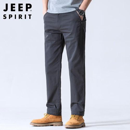 Pantalones Jeep Spirit Corte Recto Gris Oscuro