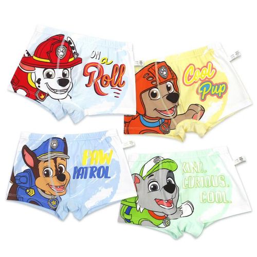 Boxers PAW PATROL algodón paquete de 4 para niño