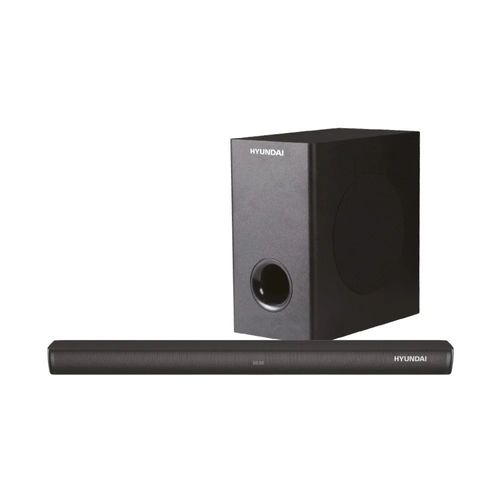 Barra de sonido Hyundai HYSB336W con Subwoofer Inalámbrico Negro