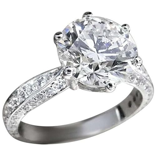 Circonia Anillos para la Amistad MXCXE-021 CrystalLuxe Anillo de Promesa