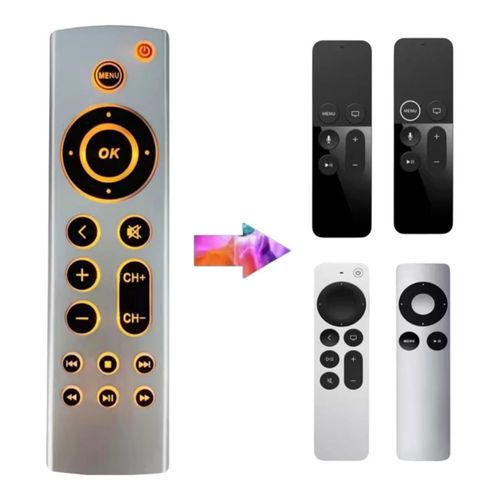 Control Universal Compatible con Apple TV Iluminado