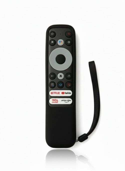 Funda de Silicona Para Control Tcl ANDROID TV 4K UHD Negro